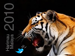 Ucapan Tweet seluruh dunia kepada Harimau Malaya