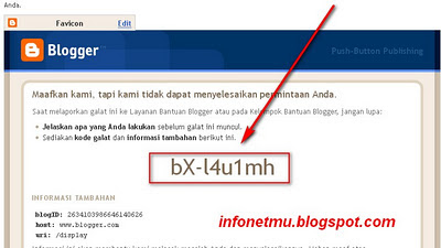 solusi galat blogger