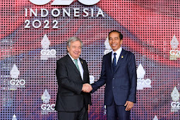 KTT G20 Dimulai, Jokowi Sambut Para Pemimpin G20 di Apurva Kempinski Bali