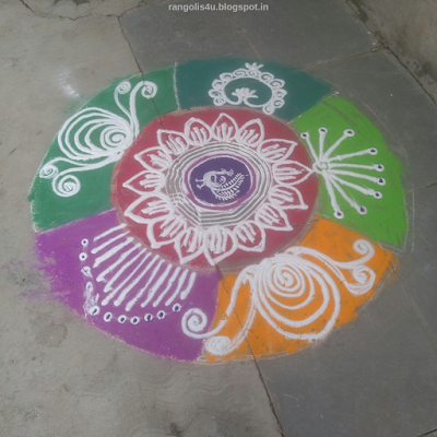 Multi Circle Rangolis