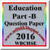 Geography Question Paper Part B 12th Class-2016n