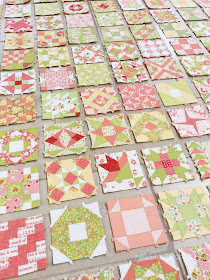 Farmer's Wife Quilt - 111 blocks complete