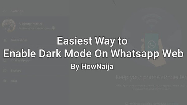 Easiest Way to Enable Dark Mode on Whatsapp Web