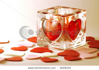 beautiful valentine candle greetings