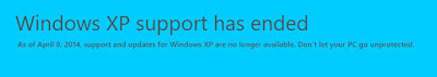  update windows XP support has ended