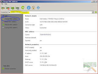 Aplikasi pengganti mac address