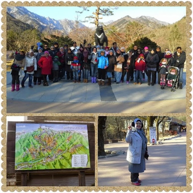 HARI KEDUA, DESTINASI PERTAMA : PERJALANAN KE MOUNT SORAK , KOREA...