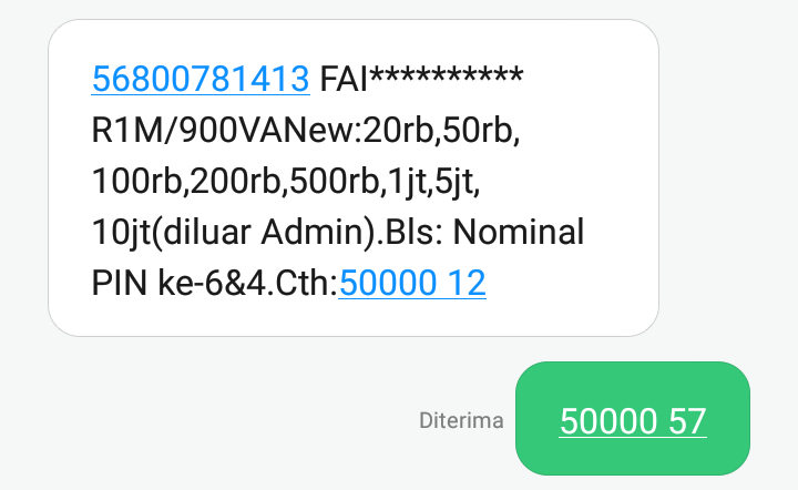 Cara Membeli Pulsa Token Listrik Pake BNI SMS Banking