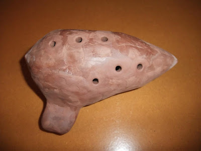 zelda clay ocarina, how to make