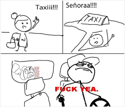 Taxi, señora!