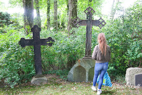 Alte Grabkreuze aus Eisen auf dem Friedhof Kappeln - Schlei - Ostsee