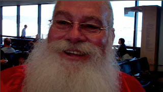 Santa Claus Spotted In An Airport On Thanksgiving Week