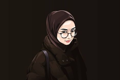 Gambar Kartun Muslimah Terbaru