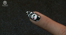 Sara Youtube Class! Cutie skull nail art video! 