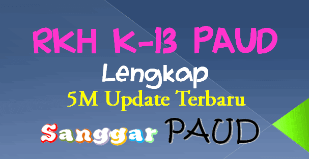 RPPH K-13 PAUD  Tema Keluargaku Subtema Makanan dan Pakaian