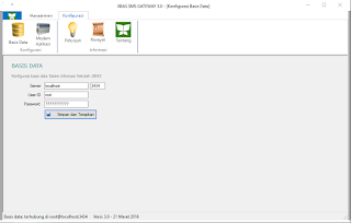 Menu pada JIBAS SMS Gateway desktop