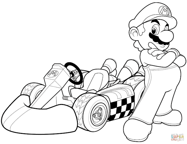 Mario In Mario Kart Wii
