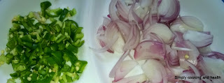 Green chili and onion