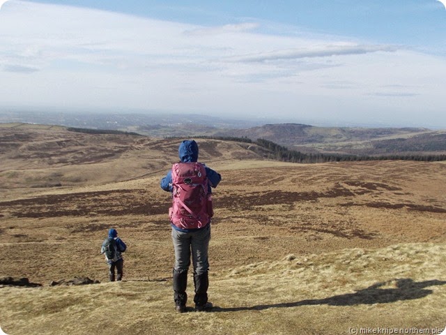 on the way down