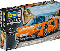Revell 1/24 McLAREN 570S (07051) Colour Guide & Paint Conversion Chart