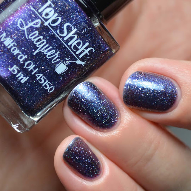 blue multichrome nail polish