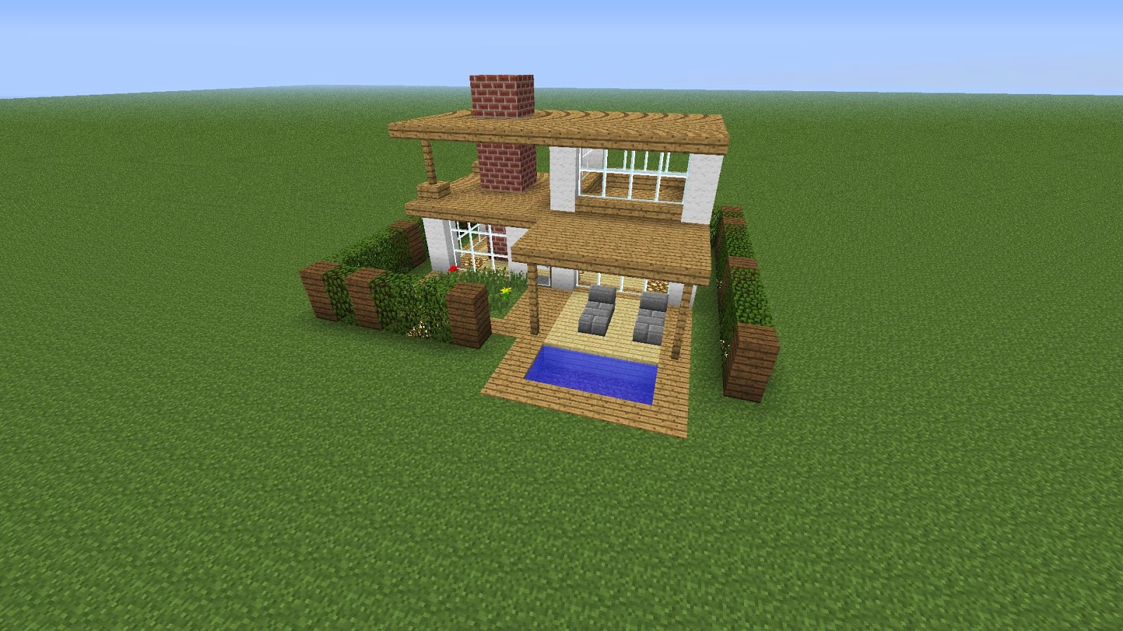 Contoh Rumah  Minimalis Di  Minecraft  Interior Rumah 