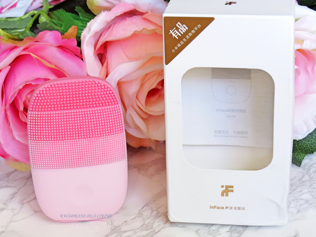 Xiaomi inFace Electric Ultrasonic Silicone Facial Cleaning Brush IPX7, soniczna szczoteczka do mycia twarzy Xiaomi InFace, soniczna szczoteczka do oczyszczanie skóry, szczoteczka do mycia twarzy z Aliexpress, Kwadrans dla Ciebie, pielęgnacja skóry,