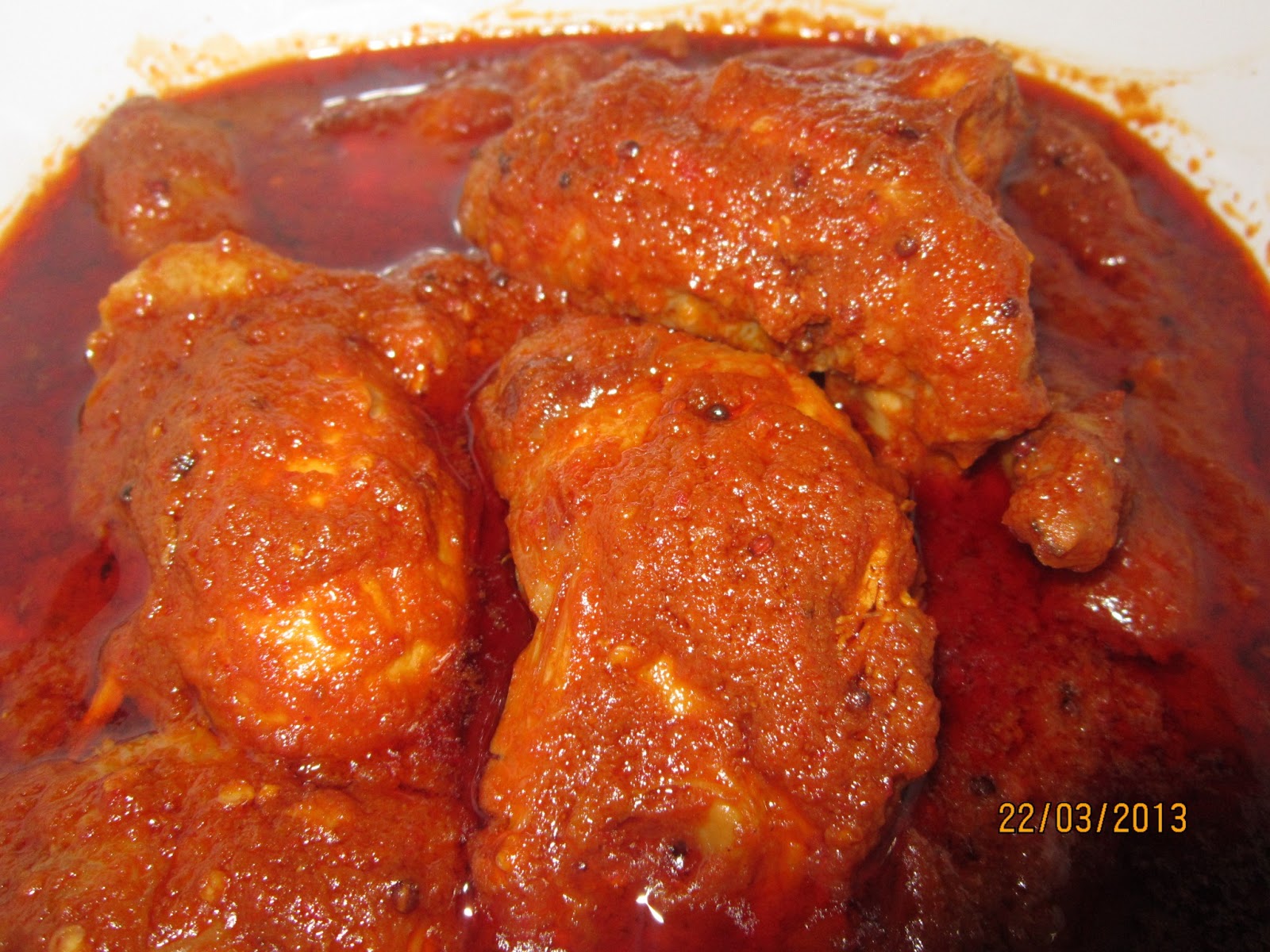 RESEPI CIKGU ANI: AYAM KARI DEVIL
