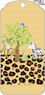 Jungle Toys  Free Printable Tags.