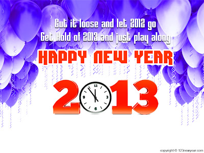 Happy New Year 2013 Quote Wallpaper