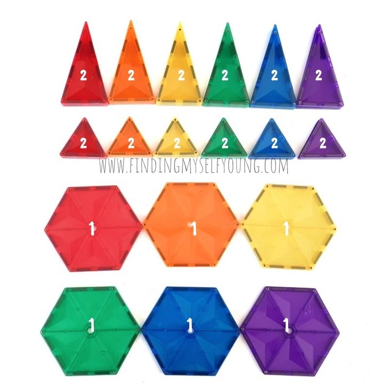 connetix rainbow geometry pack