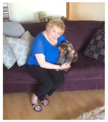 Carol Graham - two rescues mini-dachshunds