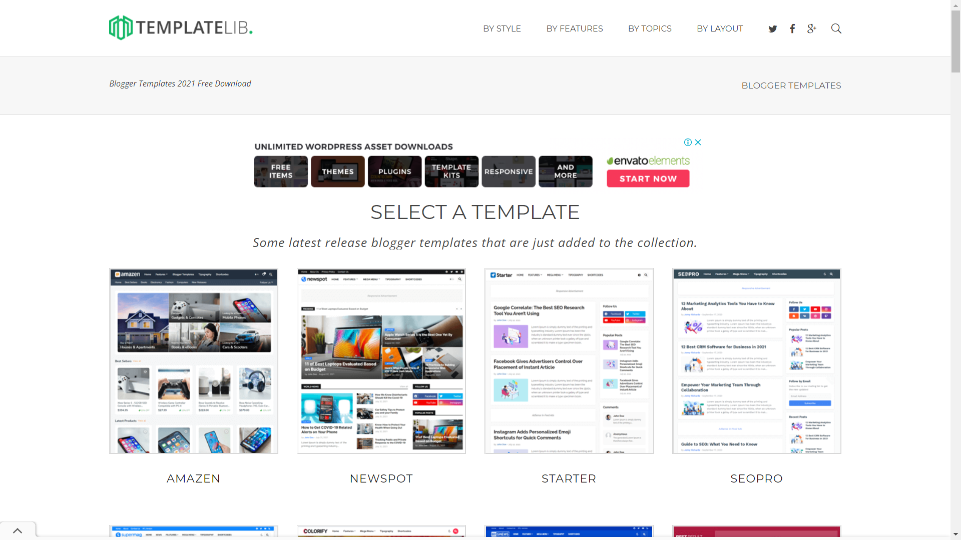 Top 10 FREE Blogger Templates for Beginners in 2022  -TemplateLIB