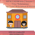 RPP K13 SD/MI kelas 2 Semester 2 Tema 7 Kebersamaan Sub Tema 2 Kebersamaan di Sekolah -ADM Guru Lengkap RGI