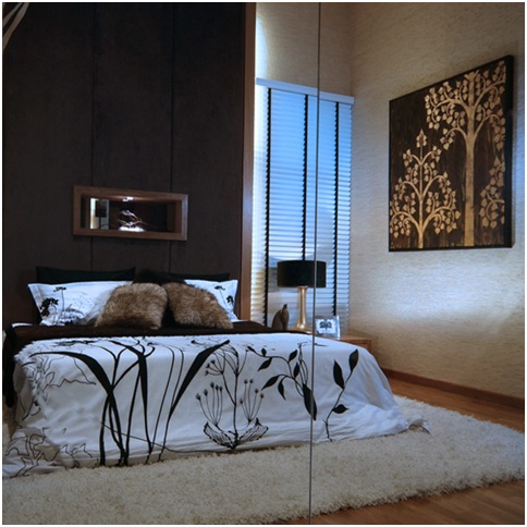 Bedroom Designs  Women on Bedroom Decoration In Brown And Cream Colors  Bedroom Decorating Ideas