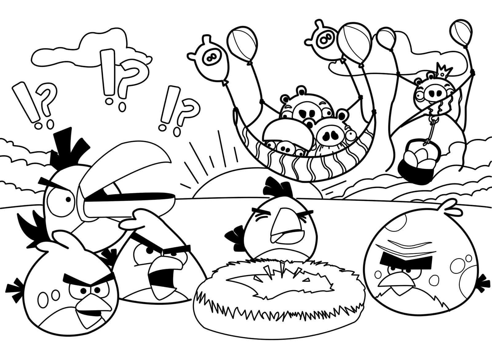 Download New Angry Birds Coloring Pages | All Free Coloring Page ...