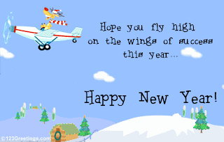 Free New Year Friends Cards