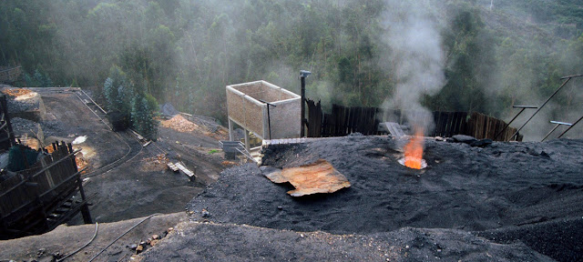Minas de carbón afuera de Samaca, en Colombia.Banco Mundial