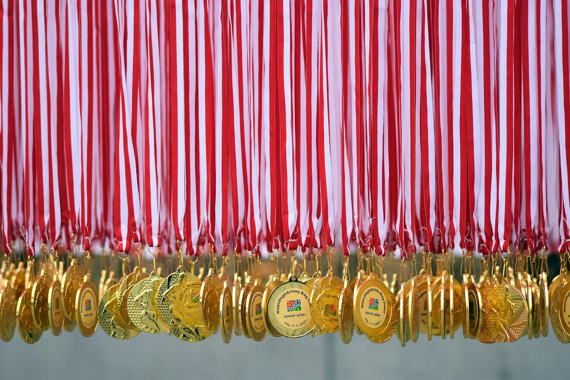 Várias medalhas