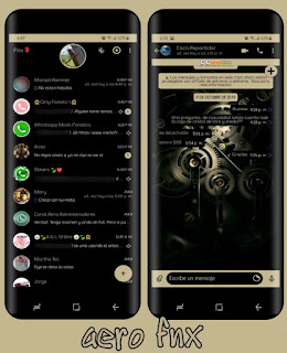 Black Engine Theme For YOWhatsApp & Aero WhatsApp By Ave fénix