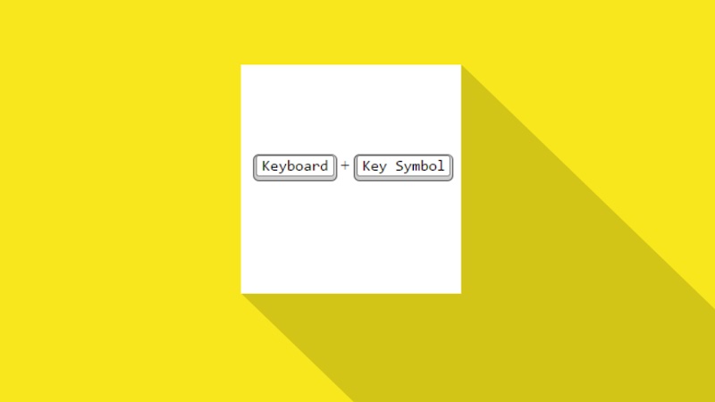 How to add keyboard style key symbol in Blogger post by CSS