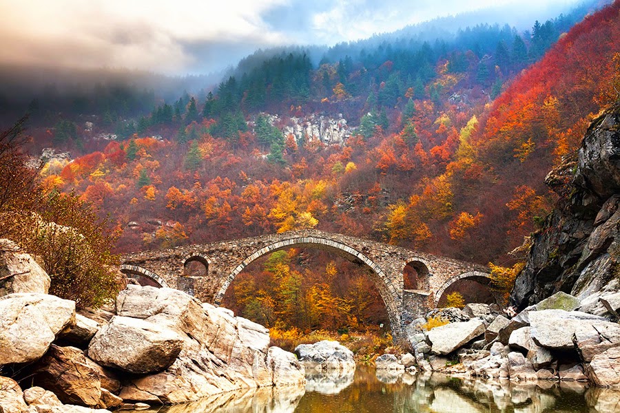 Devil's Bridge in the Rhodope Mountains, Bulgaria