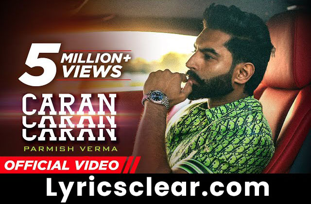 Caran Caran Lyrics Hindi English font