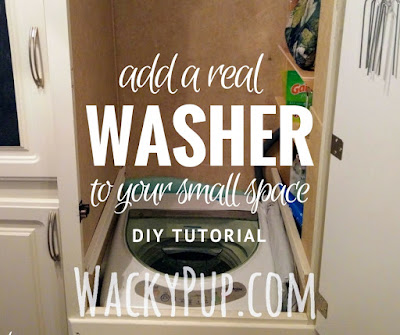 how to add a washer to your small space