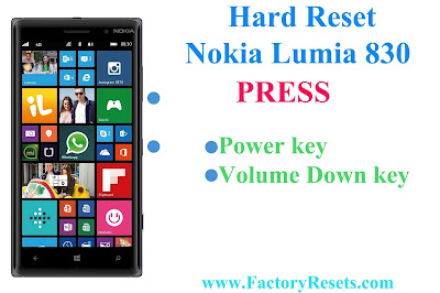 Hard Reset  Nokia Lumia 830