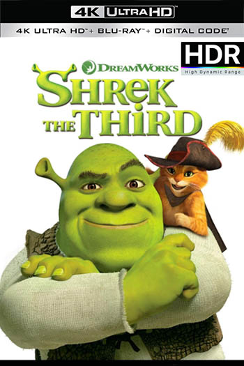 Shrek tercero (2007)[4K UHD HDR ][Lat-Cas-Ing][UTB]