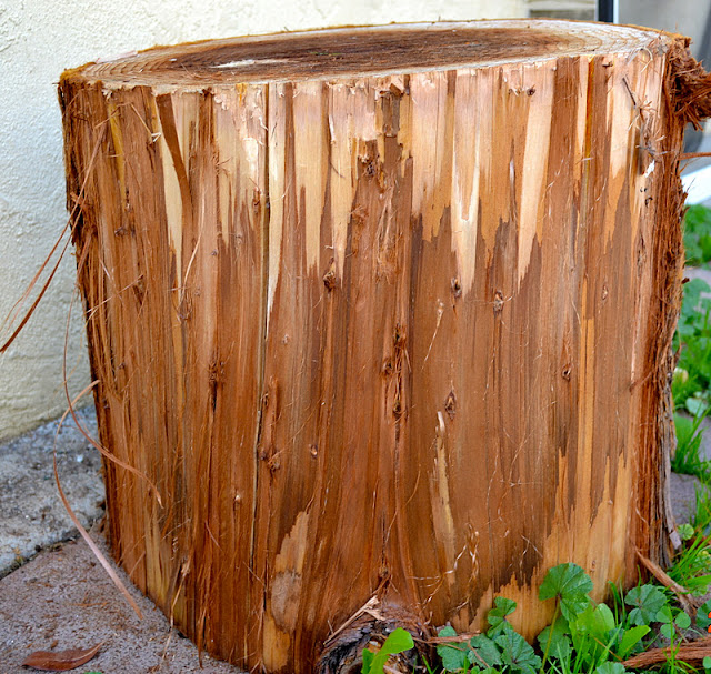diy wood stump projects