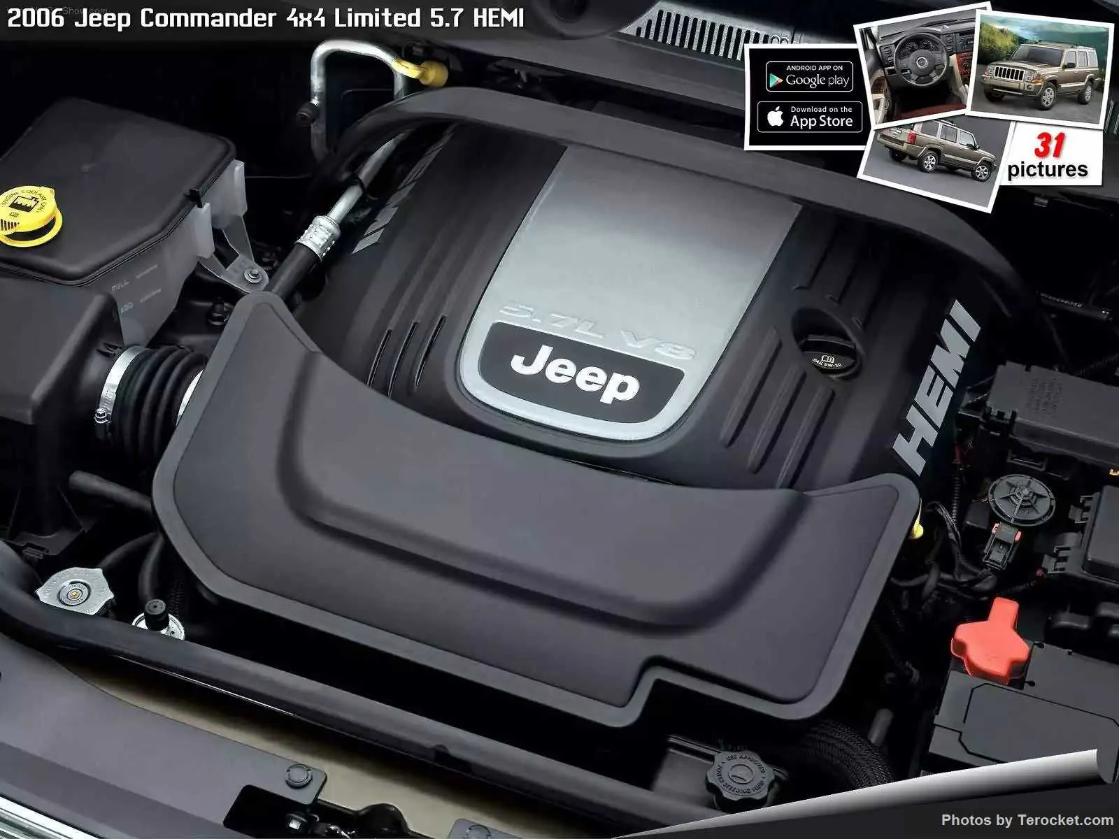 Hình ảnh xe ô tô Jeep Commander 4x4 Limited 5.7 HEMI 2006 & nội ngoại thất
