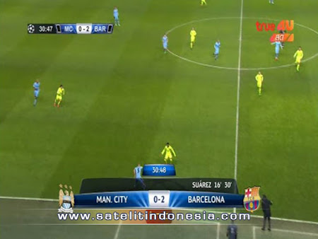 siaran liga champion barcelona vs manchester city