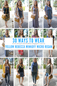 30 ways to wear Rebecca Minkoff Micro Regan Bag mustard yellow | AwayFromBlue